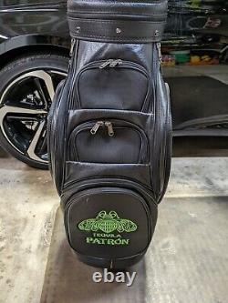 Very Nice RARE Club Glove Billboard Staff Bag Patron Tequila with Rain Hood Black