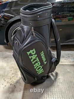 Very Nice RARE Club Glove Billboard Staff Bag Patron Tequila with Rain Hood Black