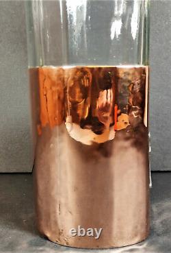 Very RareEarlyHector Aguilar 994 Copper & Sterling AgaveEncased Tequila Btl