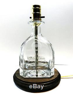 Very Rare GRAN PATRON TEQUILA Liquor Bottle TABLE LAMP Light with Wood Base