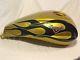 Victory Cross Country 2014 Fuel Tank Tequila Gold Flames Gas Petrol Perfect Cond