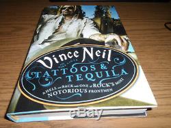 Vince Neil Signed Tattoos & Tequila Book. Motley Crue