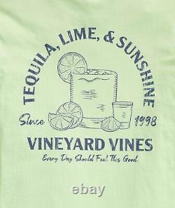 Vineyard vines Men's Long-Sleeve Tequila Lime & Sunshine Slub Pocket Tee