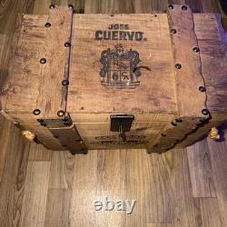 Vintage 1979 Jose Cuervo Tequila Wooden Crate Rare
