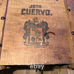 Vintage 1979 Jose Cuervo Tequila Wooden Crate Rare