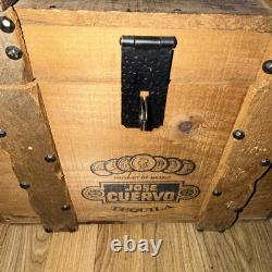 Vintage 1979 Jose Cuervo Tequila Wooden Crate Rare