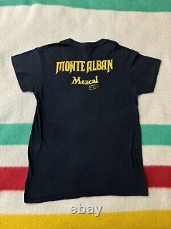 Vintage 70s Hanes Axl Rose Guns N Roses Eat The Worm Tequila Shirt Small 18.5x27
