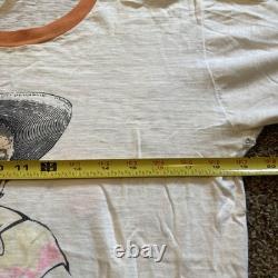 Vintage 70s Pepe Lopez Tequila Margaritas Promo T Shirt Rare Paper Thin Sz S