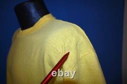 Vintage 70s TEQUILA SAUZA NOCKER MEXICAN LIQUOR ALCOHOL YELLOW COTTON t-shirt XL