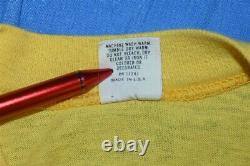 Vintage 70s TEQUILA SAUZA NOCKER MEXICAN LIQUOR ALCOHOL YELLOW COTTON t-shirt XL
