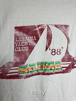 Vintage 80's Lahaina Yacht Club Sauza Tequila Men's Large Distressed T-Shirt