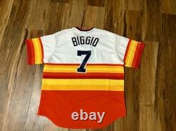 Vintage Cooperstown Collection Craig Biggio 2xl Astros Tequila Sunrise Jersey