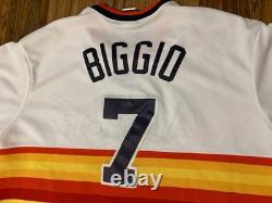 Vintage Cooperstown Collection Craig Biggio 2xl Astros Tequila Sunrise Jersey