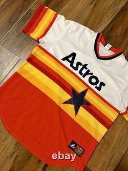 Vintage Cooperstown Collection Craig Biggio 2xl Astros Tequila Sunrise Jersey