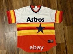 Vintage Cooperstown Collection Craig Biggio 2xl Astros Tequila Sunrise Jersey