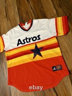 Vintage Cooperstown Collection Craig Biggio 2xl Astros Tequila Sunrise Jersey
