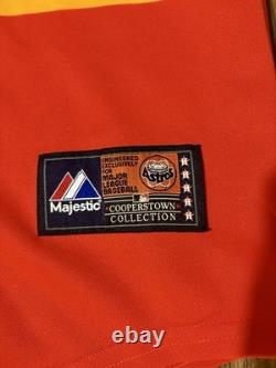 Vintage Cooperstown Collection Craig Biggio 2xl Astros Tequila Sunrise Jersey