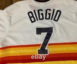 Vintage Cooperstown Collection Craig Biggio 2xl Astros Tequila Sunrise Jersey