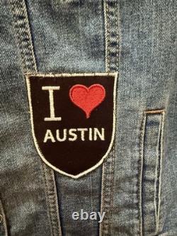 Vintage Denim Women's Jacket Texas Longhorn Designed By Two Tequila Sisters