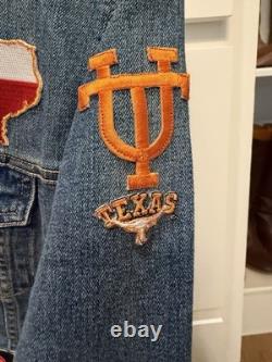 Vintage Denim Women's Jacket Texas Longhorn Designed By Two Tequila Sisters