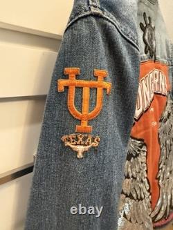 Vintage Denim Women's Jacket Texas Longhorn Designed By Two Tequila Sisters