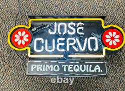 Vintage Everton Jose Cuervo Primo Tequila Neon Bar Light Restaurant Everbrite