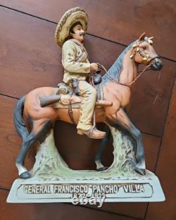 Vintage General Francisco Pancho Villa (EMPTY)Tequila Decanter 1975 1st Edition