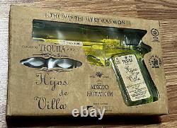 Vintage Hijos De Ville Tequila Glass Pistol Shaped Bottle200ml
