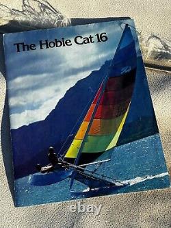 Vintage Hobie Cat 16 Tequila Sunrise brochure/poster. Copy-write 1979