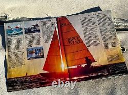 Vintage Hobie Cat 16 Tequila Sunrise brochure/poster. Copy-write 1979
