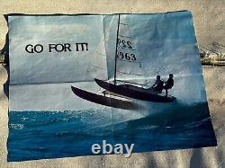 Vintage Hobie Cat 16 Tequila Sunrise brochure/poster. Copy-write 1979