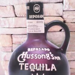 Vintage Hussong's Tequila Tin Advertising Sign / Bottle Shape / Rare