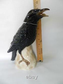 Vintage Jose Cuervo RAVEN Tequila Decanter Mint Condition Made Germany (EMPTY)