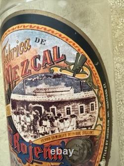 Vintage Jose Cuervo Tequila 1 Gallon Embossed Glass Bottle La Rojena Mezcal