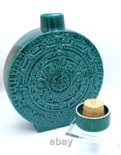 Vintage MCM Aztec Calendar, Tequila Decanter Set, New Old Stock, In Orig. Box