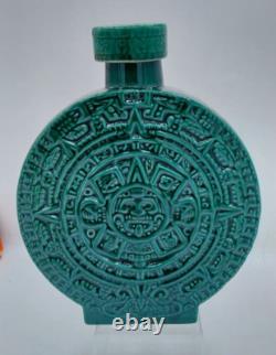 Vintage MCM Aztec Calendar, Tequila Decanter Set, New Old Stock, In Orig. Box