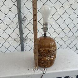 Vintage Olmeca Tequila Tiki Style Table Lamp