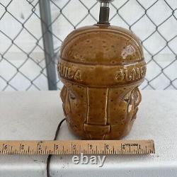 Vintage Olmeca Tequila Tiki Style Table Lamp