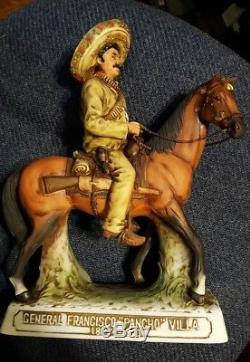 Vintage Pancho Villa Tequila Decanter 1975 First Edition High End /Porcelain