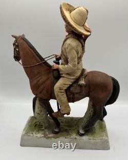 Vintage Pancho Villa Tequila Decanter 1975 First Edition High End /Porcelain