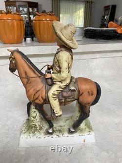 Vintage Pancho Villa Tequila Decanter 1975 First Edition High End /Porcelain