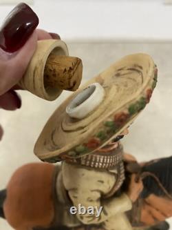 Vintage Pancho Villa Tequila Decanter 1975 First Edition High End /Porcelain