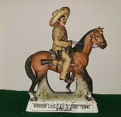 Vintage Pancho Villa Tequila Decanter 1975 First Edition Porcelain