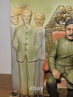 Vintage Pancho Villa Tequila Decanter Palaco National 1976 Rare Porcelain Empty