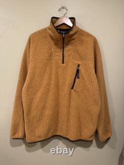 Vintage Patagonia Synchilla Chimera Fleece Tequila Gold 1/4 Zip FA01 Mens XL
