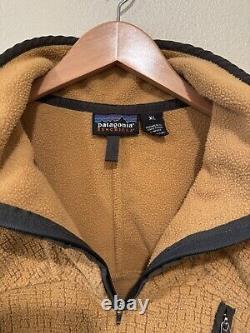 Vintage Patagonia Synchilla Chimera Fleece Tequila Gold 1/4 Zip FA01 Mens XL