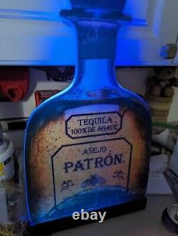 Vintage Patron Tequila Color Changing LED Sign Home bar pub Sign, Lighted Sign