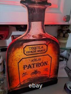 Vintage Patron Tequila Color Changing LED Sign Home bar pub Sign, Lighted Sign