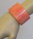 Vintage Pink Marble Tequila Sunrise Bakelite Cuff Chunky Wide But Small Tested
