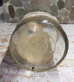 Vintage Pre 1970 Herradura Mezcal Supremo Tequila Liquor Bottle Horseshoe1000 ml